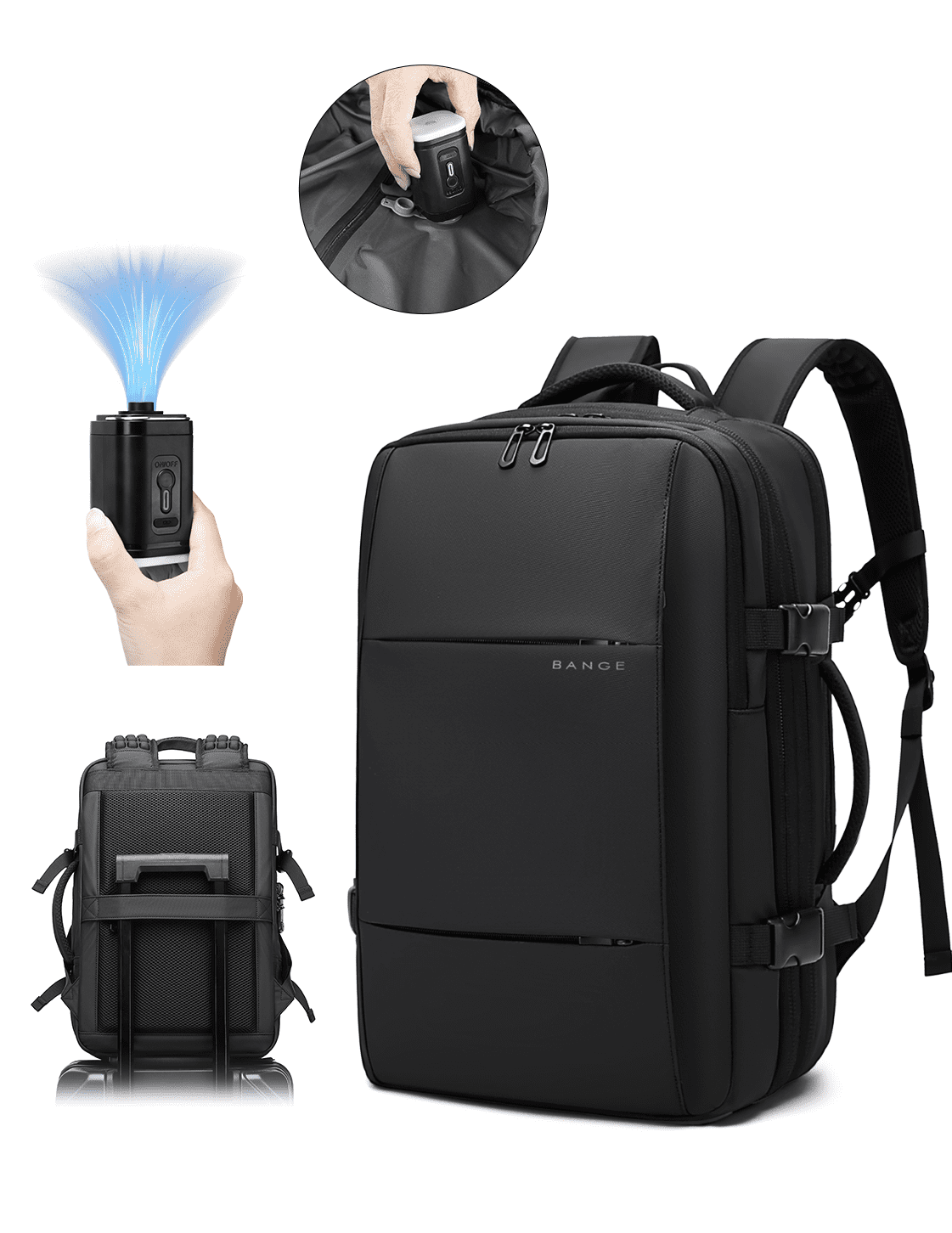 best travel backpack for underseat Carry On With Removable Shoe Compartment Mess Free Packing TSA Approved Waterproof Fits 17.3 Inch Laptop 18 By 14 By 8 adjustable shoulder straps and a breathable back panel Best Personal Item Backpack Personal