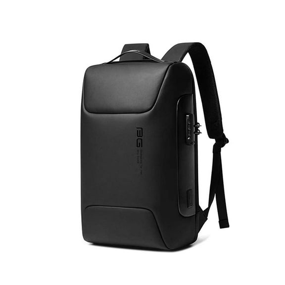 BANGE Medium Size Multi Functional Water Proof Anti Theft 15.6 Inch Laptop Backpack (Black)