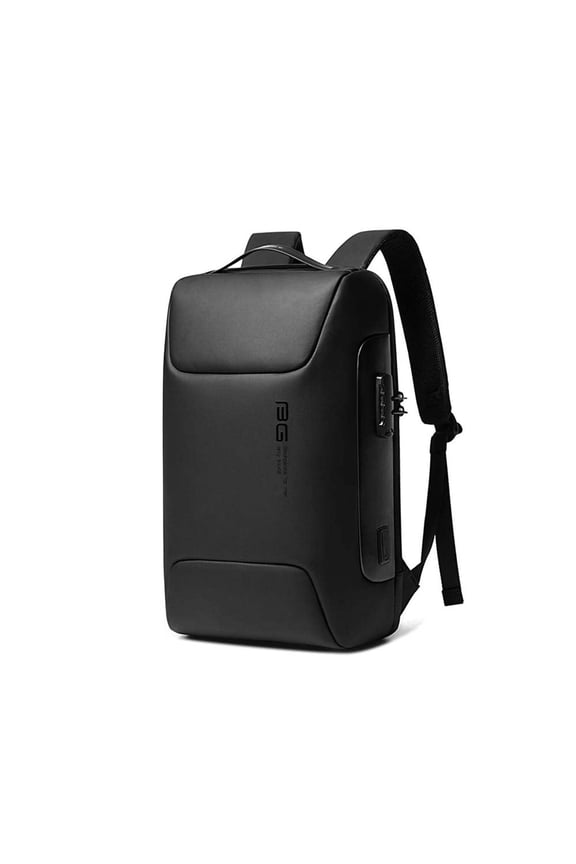 BANGE Medium Size Multi Functional Water Proof Anti Theft 15.6 Inch Laptop Backpack (Black)