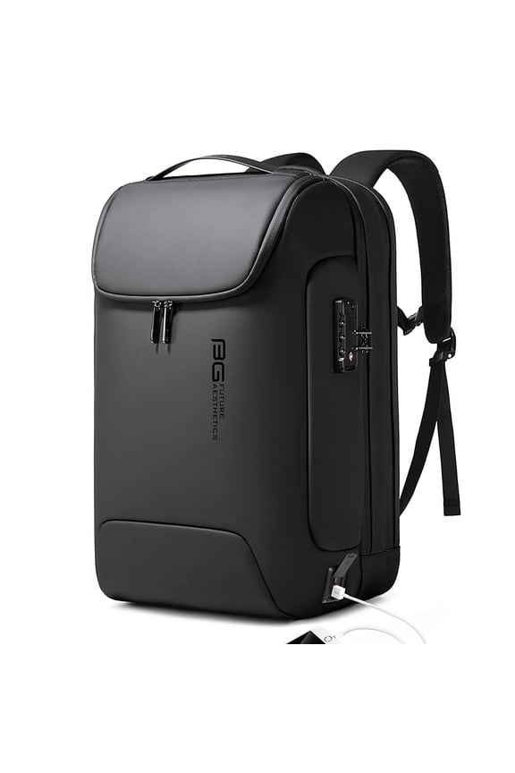 Men's Anti-Theft Backpack,Waterproof Fashion Travel Backpacks,High Tech Backpack with USB3.0 Charging Port,Business Laptop Backpack Fits 17.3 Inch Notebook