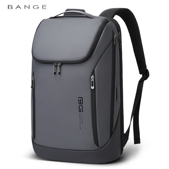 BANGE Men's Waterproof Oxford Fabric 15.6" Laptop Backpack, Gray