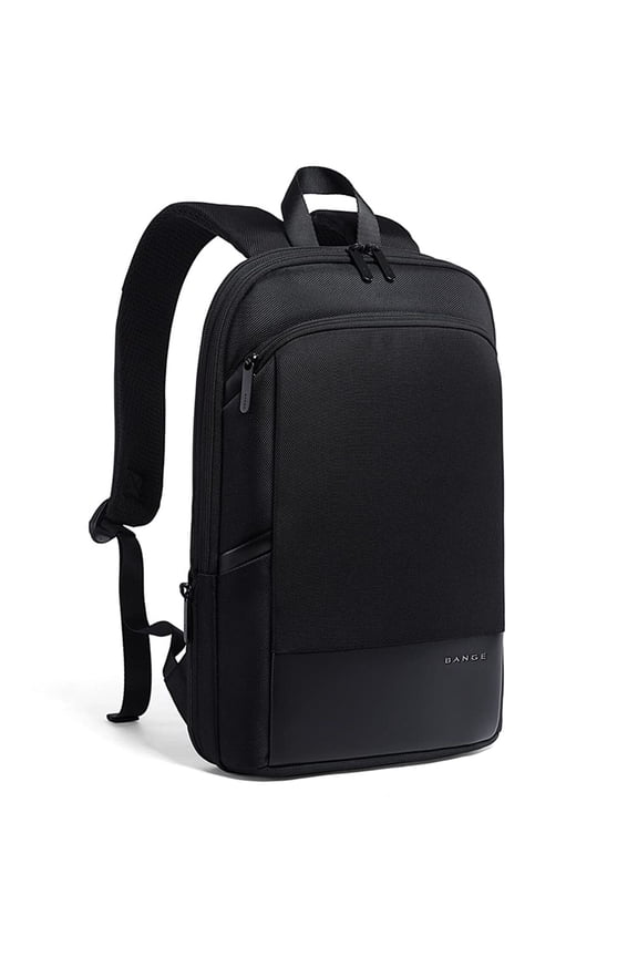 BANGE Slim Laptop Backpack for Business Commuter backpack For Men,Women Work backpack, Black, Medium, Daypack Backpacks