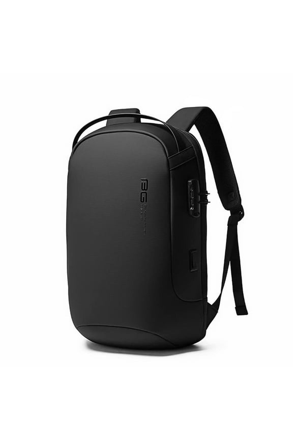 BANGE Water Resistant Anti-Theft Unisex Travel Laptop Backpack With Usb Charging And Password Number Lock (Black) (Small Size) 20 Litre