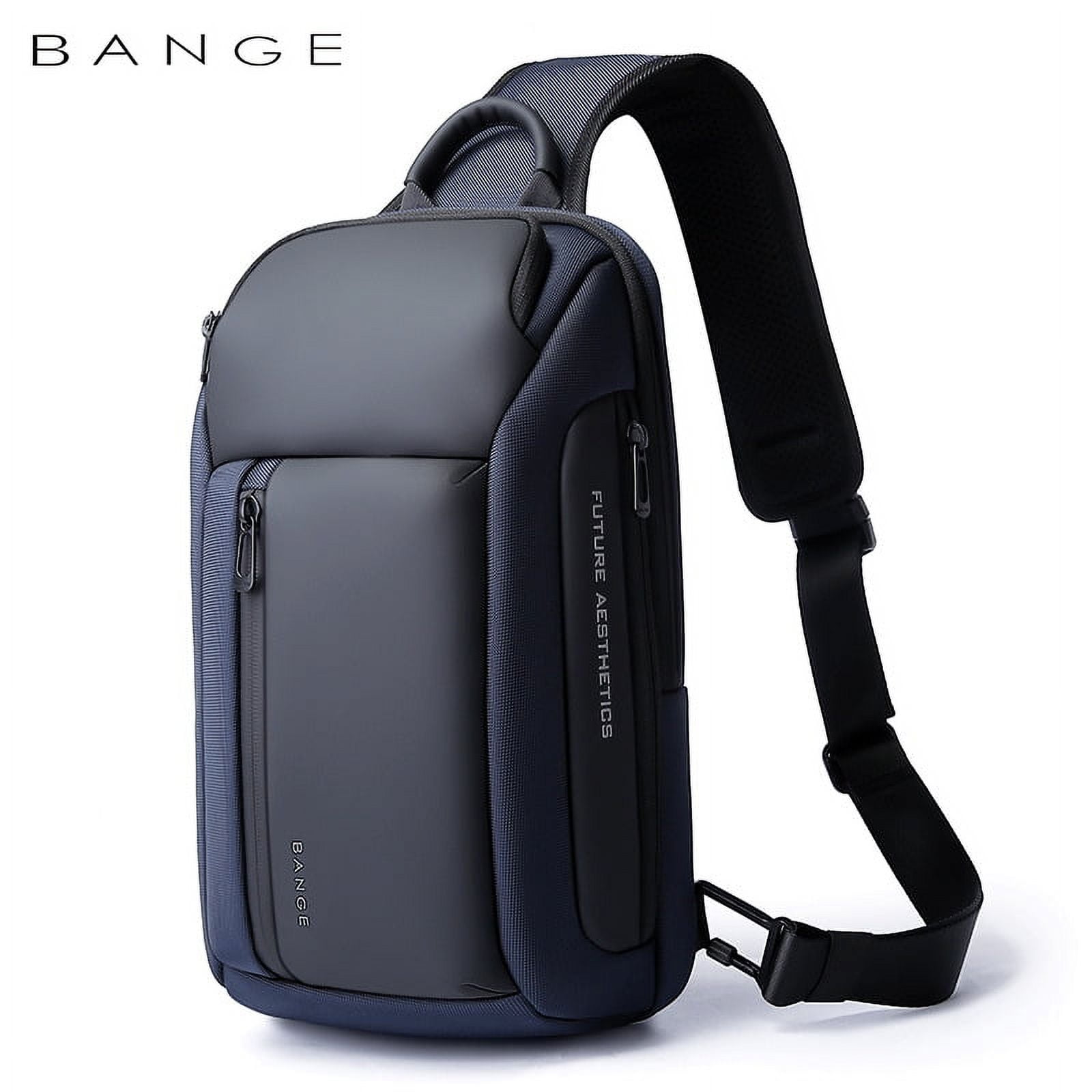 BANGE unisex's Sling Bag Chest Shoulder Backpack,Waterproof ...