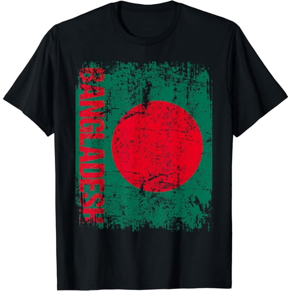 BANGLADESH Flag Vintage Distressed BANGLADESH T-Shirt
