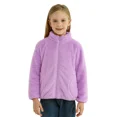 thumbnail image 1 of BANGSAUR Coral Fleece Jacket Long Sleeve Full Zip Sherpa Fleece Jacket For Kids 3-12Years, 1 of 7