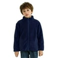 thumbnail image 1 of BANGSAUR Coral Fleece Jacket Long Sleeve Full Zip Sherpa Fleece Jacket For Kids 3-12Years, 1 of 7