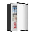 thumbnail image 1 of BANGSON 3.0 Cu.ft Compact Upright Freezer, Energy-Saving Mini Freezer with Adjustable Thermostat, Removable Shelves, Reversible Door, Ideal for Garage/Dorm/Office/Apartment, Silver, 1 of 8