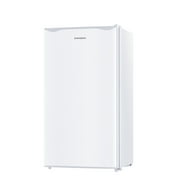 BANGSON Mini Fridge, 3.2cu.ft, Reversible Door, 5 Adjustable Thermostat, Mini Fridge for home, White