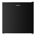 thumbnail image 1 of BANGSON 1.6 Cu.Ft Compact Refrigerator with Freezer, Energy Saving & Low Noise Mini Fridge for Office, Dorm, Bedroom - Adjustable Temp, Reversible Door, Black, 1 of 8