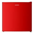 thumbnail image 1 of BANGSON 1.6 Cu.Ft Compact Refrigerator with Freezer, Energy Saving & Low Noise Mini Fridge for Office, Dorm, Bedroom - Adjustable Temp, Reversible Door,Red, 1 of 7