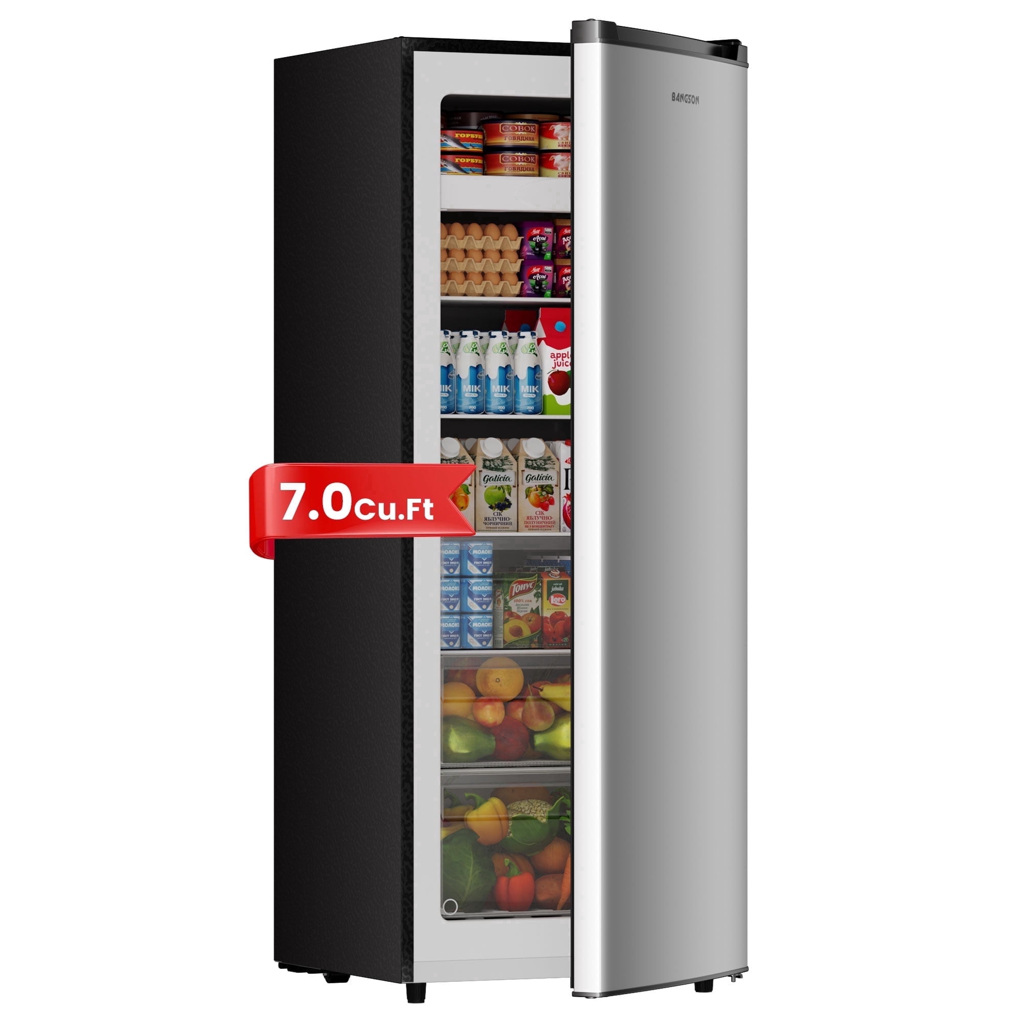 フリーナ BANGSON, Upright Freezer, 7.0 Cu.ft, Convertible, Garage Ready