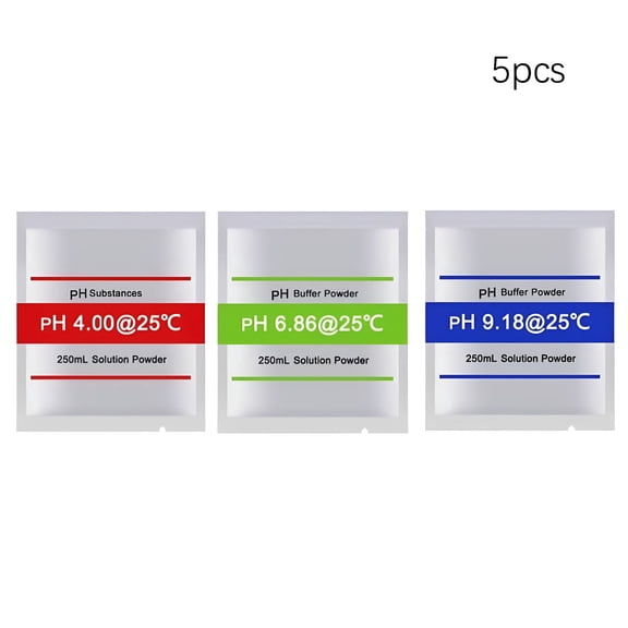 BANIRO 15Pcs PH Meter Buffer Solution Powder for Precise Calibration Easy Supplies