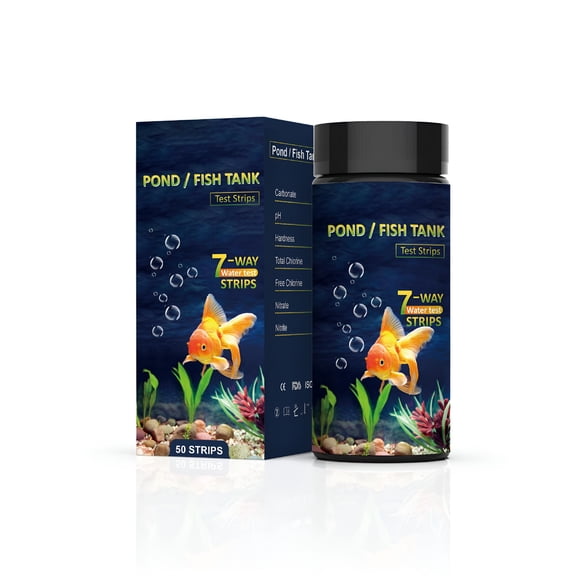 BANIRO 2026 New 7 in 1 Ph Test Fish Tank Water Tropical Aquarium Pond Water Test Strips Kit for Aquarium, Fish Tank, Pond, Freshwater, Saltwater, Home Aquatic Testing