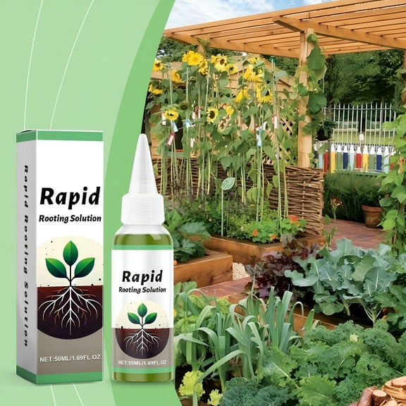 BANIRO 2026 New All-Purpose Rooting Solution, Rooting Hormone for Cuttings, Rapid Rooting Solution Plant Growth Enhancer Supplement, Root Starter for Plant Cuttings (50Ml/1.69Oz)