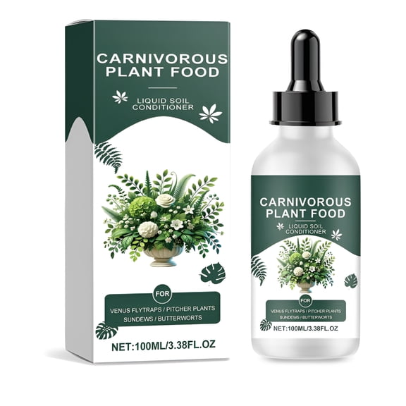 BANIRO 2026 New Carnivorous Plant Food Venus Fly Trap Food, Plant Growth Nutrient, Plant Fertilizer for Carnivorous Plants, Liquid Fertilizer Feeding Supplement for Consistent Growth
