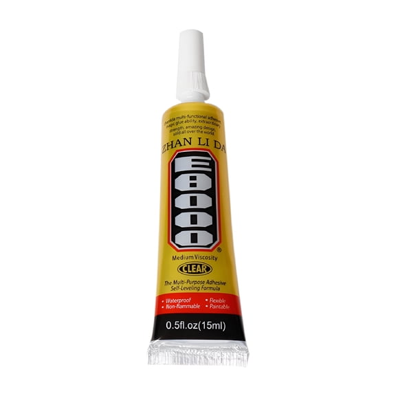 BANIRO 2026 New Clear Glue for Rhinestone Crafts,Jewelry and Bead Adhesive Semi Fluid High Viscosity Glues for Clothes,Shoes,Fabric,Cell Phones Screen Repair,Metal,Stone,Nail Art,Glass (15Ml)