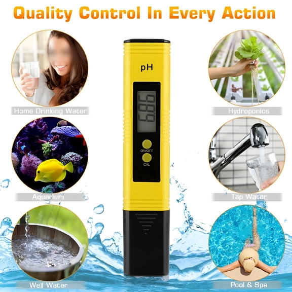 BANIRO 2026 New Digital Ph Water Meter Measurement Sensor Reader Portable,For Home,Pool,Aquarium,Gardening,Laboratory,Water Testing