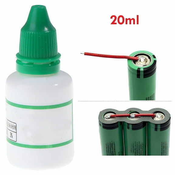 BANIRO 20ml Stainless Steel Flux Soldering Liquid, Strong Welding Adhesive for Nickel Copper Iron Metal, Quick and Easy to Use Welding Aid