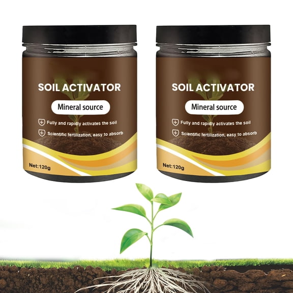 BANIRO 2Pcs Soil Activator,Soil Pro Activator Organic Soil Activators and Plant Fertilizers Enhance Growth for Vegetables&All Plants