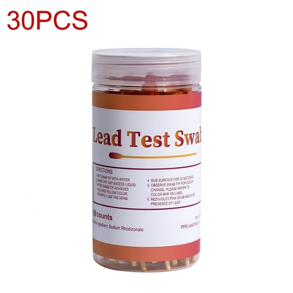 GJX 30/60 Pcs Lead Test Kit,High-Sensitive Rapid Test for Paint Surfaces