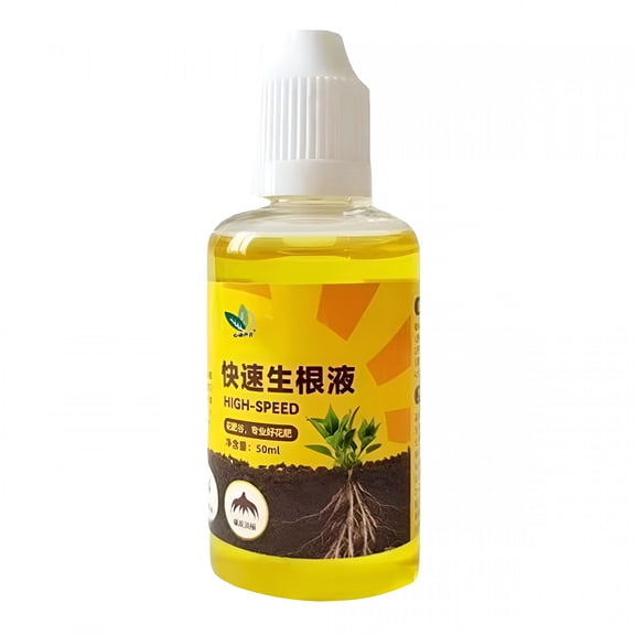 BANIRO 50Ml Fast-Acting Root Stimulator All Garden Cuttings Liquid Formula Rooting Hormone Plant-Based Root Growth Enhancer Plant Rooting Promoter Clone Booster Root Accelerator