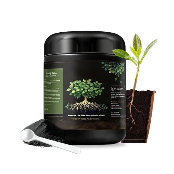 BANIRO Activator for Plants,Lawn & Garden Soil Conditioner Plant Food Enhancer,Concentrated Humic Acid Formula Promotes Root Growth & Nutrient Uptake (1Pcs)
