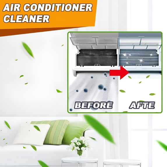 BANIRO Coil Cleaner Foam Spray,No Rinse HVAC System Cleaner for Window ...