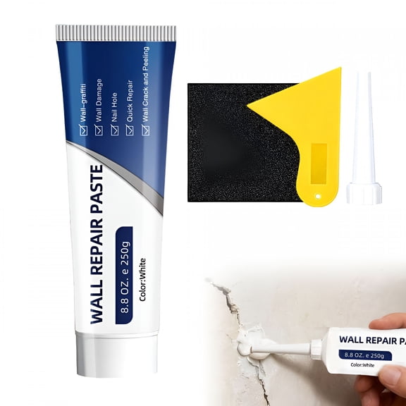 BANIRO Efficient Drywall Repair Kit with Scraper,Quick Drying Wall Repair Paste for Cracks and Holes,Multi Functional Wall Mending Agent for Diy Home Fix(1Pcs)