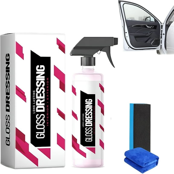 BANIRO Gloss Dressing Floor Mats, Gloss Dressing for Floor Mats, Plastic Restorer for Cars Ceramic Plastic Coating (1PCS)