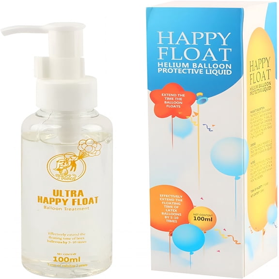 BANIRO Helium Balloon Protection Fluid,Effective Balloons Care Treatment Liquid,Environmental Friendly Latex Balloons Protection Fluid,Keeps Helium Longer(100Ml)
