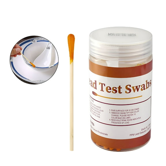 BANIRO Lead Test Kit Test Lead Testing Strips For Painted Surfaces Ceramics Dishes Metal Wood Test