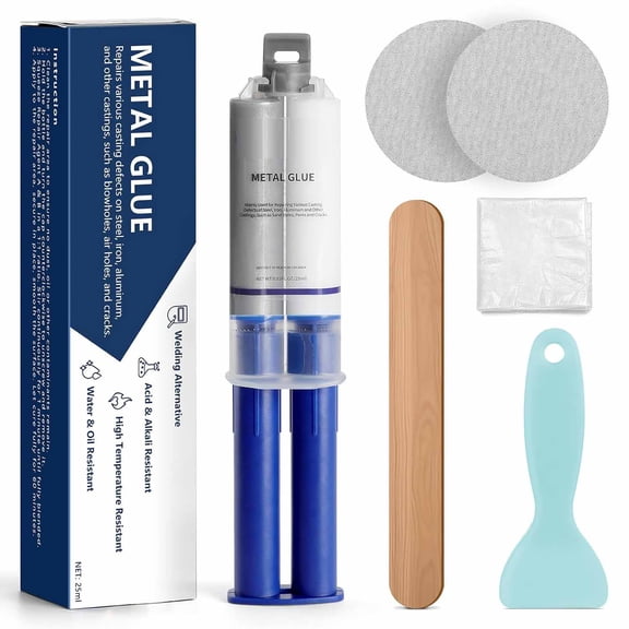 BANIRO Metal Glue-Heavy Duty Welding Metal Repair Glue-High Strength Waterproof Liquid Welding Epoxy Adhesive-Strong Foundry Glue for Castings Metal Steel Iron Aluminum Plastic Ceramic Wood Glass