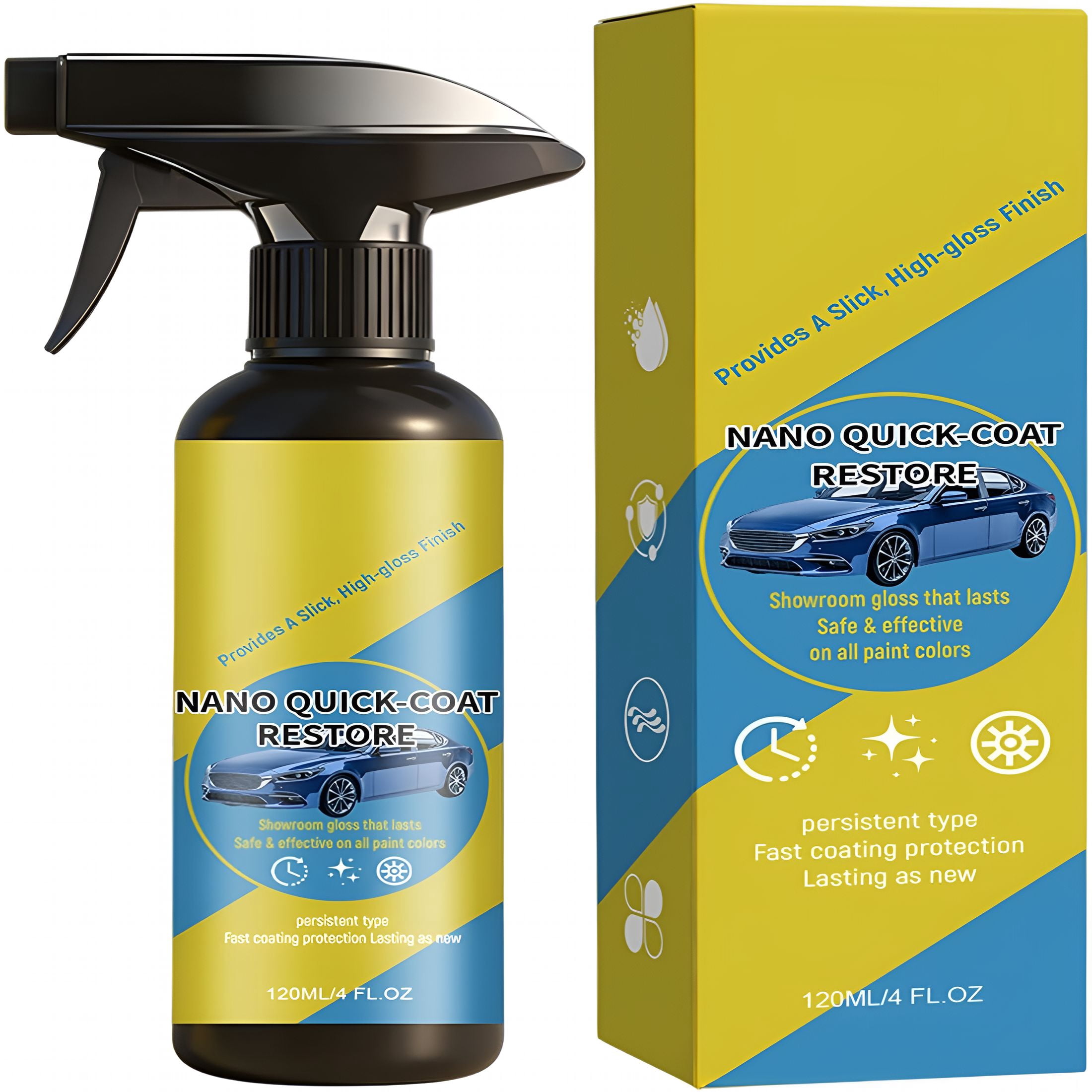 BANIRO Nano Car Coating Spray - 120Ml Shine Waterproof Coating Agent ...