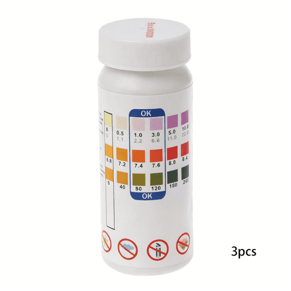 BANIRO Pool and Spa Test Strips,150 Strips Pack for Hot Tub  Test Ph,Total Alkalinity,Free Chlorine and Bromine,Accurate 3 in 1 Pool Water Testing Kit