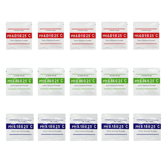 BANIRO Reliable PH Meter Calibration Powder Set, 3 Types of PH Buffer Powder, Measure Calibration Solution for Precise Results