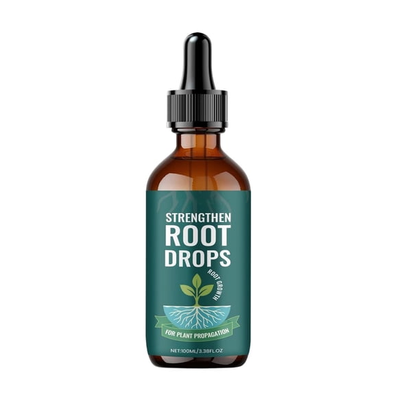 BANIRO Root Drops, with Fast-Acting Formula, 100Ml, Rooting Liquid Solution, Rooting Hormo-Ne Liquid, Natural & Safe Formula, for Indoor, Gardening, Hydroponic, Houseplants, Vegetables, Flowers