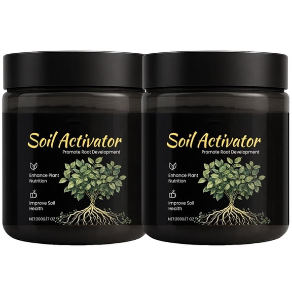 BANIRO Soil Pro Activator,200G Soil Activator for Plants,Soilactivator for Fruit Trees-Promotes Root Growth&Nutrient Uptake for Garden,Lawns,Indoor&Outdoor Plants (2Pc)