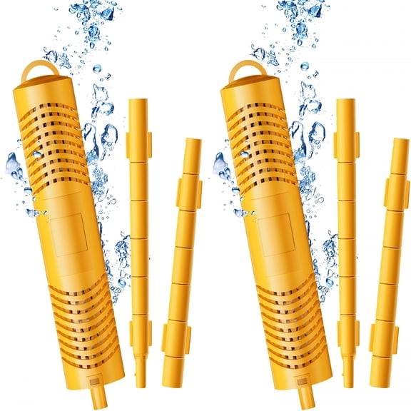 BANIRO Spa Mineral Sticks for Hot Tub,Hot Tub Mineral Stick Filter Cartridge,With 4 Months Lifetime Universal for Pool and Hot Tub to Keep Water Clear(2Pcs,Yellow)