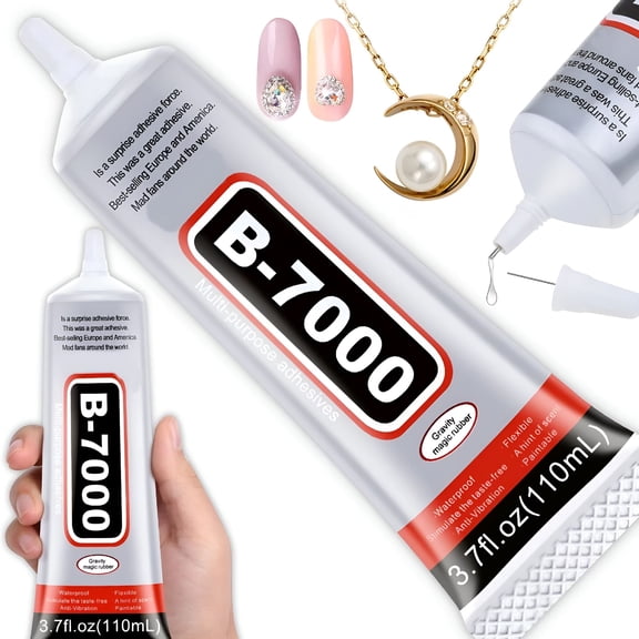 BANIRO Waterproof Craft Glue, Super Glue Clear White Jewelry Glue, 3.7 fl oz