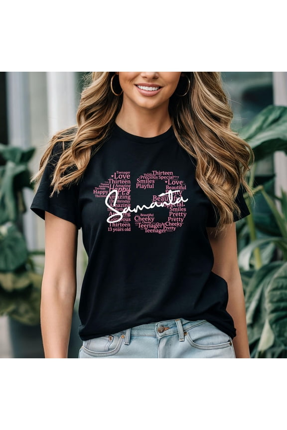 13th Birthday T-Shirt , Teenager Birthday Shirt, 13th Birthday T-shirts for Women Men, Personalised Birthday Gift for girl 2025 (Ta)