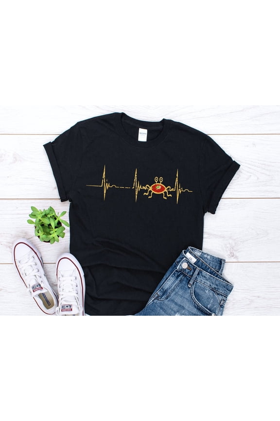 Pastafari Heartbeat Shirt, Flying Spaghetti Monster Shirt, FSM Shirt, Noodly Appendages Gift, Afterlife, Pastafarian Shirt, Unisex Shirt