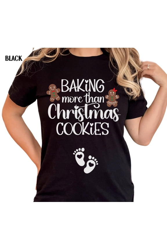 Pregnancy Reveal Christmas Shirt, Mom To Be Holiday TShirt, Pregnancy Announcement Tee, Expecting Mama Shirt, Having A Baby, Pregnancy Gift