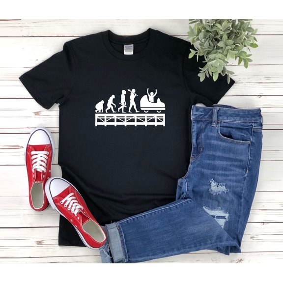 BANJOJO Roller Coaster Shirt, Roller Coaster Evolution, Roller Coaster Enthusiast, Roller Coaster T Shirt, Roller Coaster Lover