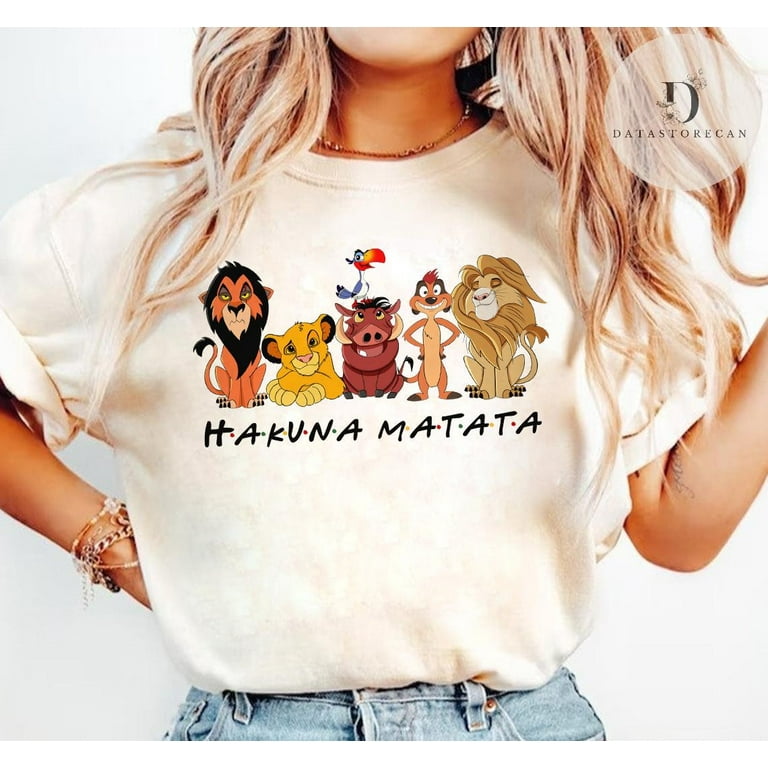 BANJOJO The Lion King Hakuna Matata Disney shirt, WDW Animal