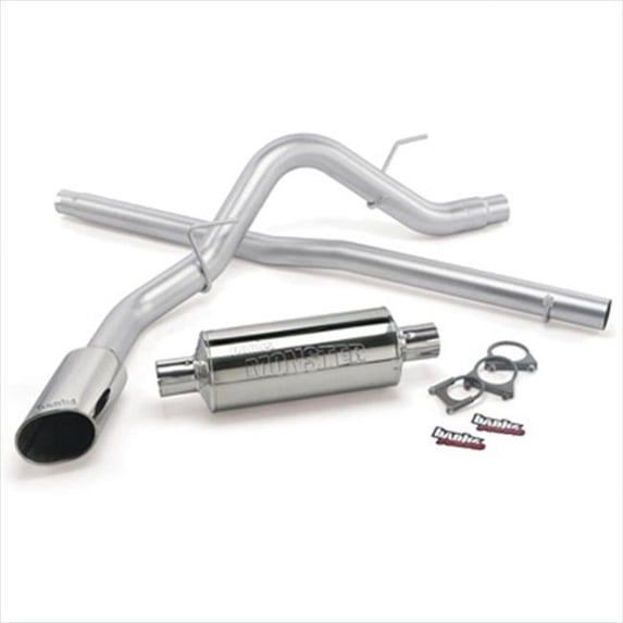 BANKS 48743 Single Monster Exhaust System, 2004-2008 5. 4L Ford