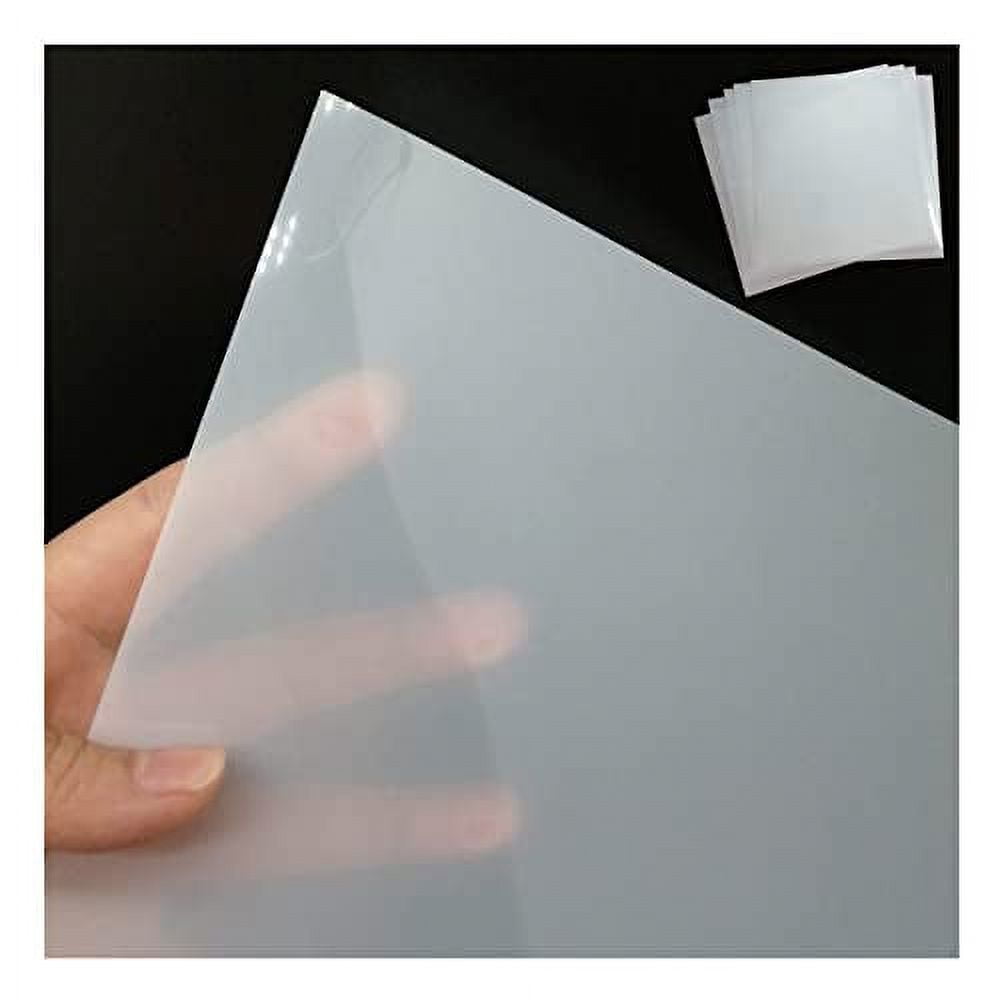 BANLTRE 12 Sheets 7.5 mil Mylar Sheet 12 x 12 inch Milky Translucent ...