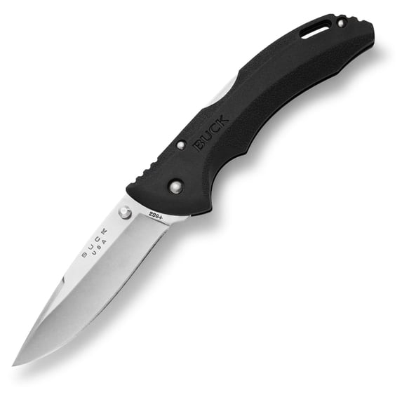 Buck Knives 286 Bantam BHW Folding EDC Knife, 3-3/4” Pocket Knife Blade, Black, 3.2 oz
