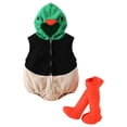 thumbnail image 1 of BAOAOER Infant Baby Boys Girls Halloween Mallard Duck Dress up Long Sleeve Hooded Fleece Romper Socks Outfit Set Size 6-9Months, 1 of 9