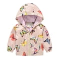 thumbnail image 1 of BAOAOER Infant Rain Jacket Toddler Boys Raincoat Waterproof Boys Girls Lightweight Rain Poncho Cartoon Jacket Windbreaker Zip Up, 1 of 5
